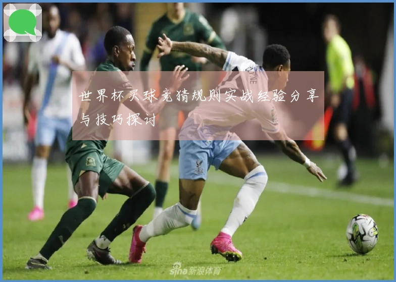 世界杯买球竞猜规则实战经验分享与技巧探讨